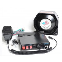 12v 9 Sounds 2 Lamps controller motorcycle car van truck siren alarm horn speaker 200W