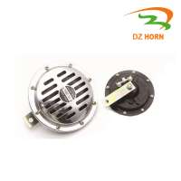 12v 24v chrome disc horn electric for auto car