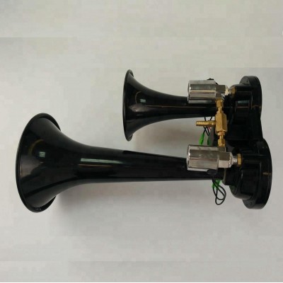 24 VOLT,Dual Trumpets, Loud 149dB Train Sound Truck Air Horn