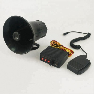 THREE TONES ALARM HORN with MIC